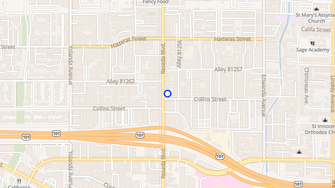 Map for Collins Manor Apartments - Tarzana, CA
