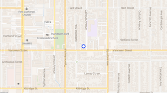 Map for 14209 Vanowen Apartments - Van Nuys, CA
