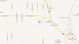 Map for Brentwood Oaks Apartments - Fredericksburg, TX