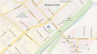 Map for Villa La Posada Apartments - Watsonville, CA