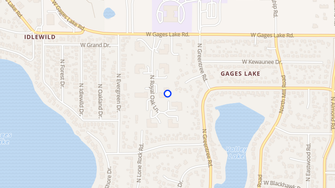 Map for Royal Oaks Apartments - Grayslake, IL