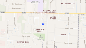 Map for Regency Oaks Apartments - Pensacola, FL
