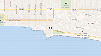 Map for Landmark Apartments - Panama City, FL