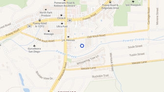 Map for Oakcreek Apartments - Poway, CA