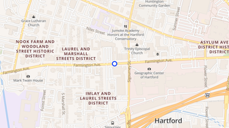 Map for 210 Farmington - Hartford, CT