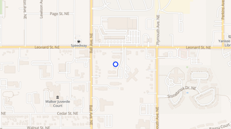 Map for Leonard East Apartments - Grand Rapids, MI