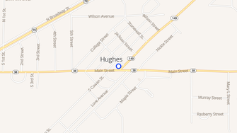 Map for Hughes Towers Apartments - Hughes, AR
