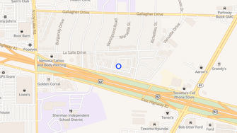 Map for Normandy Ridge Drive Apartments - Sherman, TX