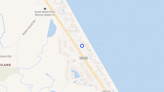 Map for Ocean View Towers Condominium - New Smyrna Beach, FL