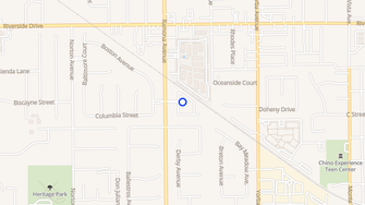 Map for Pinecrest Apartments - Chino, CA