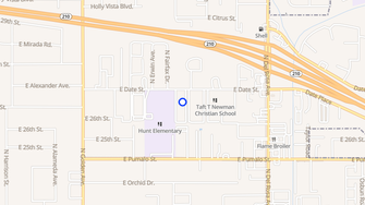 Map for Brentwood Apartments - San Bernardino, CA