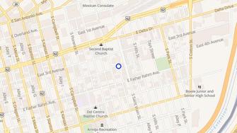 Map for Alamito Apartments - El Paso, TX