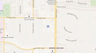 Map for Ardendale Apartments - Sacramento, CA