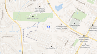 Map for Beechridge Apartments - Apex, NC
