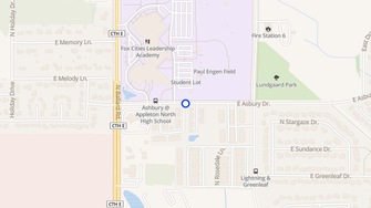 Map for Latitude 44 Apartments - Appleton, WI