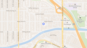 Map for The Grand Vista - Studio City, CA