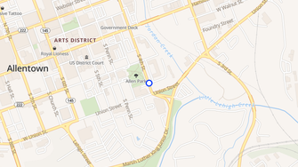 Map for Hamilton Square Apartments - Allentown, PA