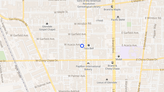 Map for 1003 S. Central Ave in Glendale (JMB- Management) - Glendale, CA