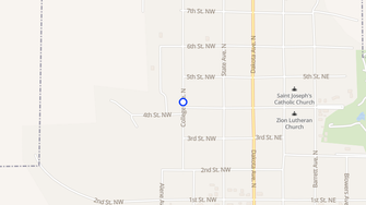 Map for Walker Apartments - Wessington Springs, SD
