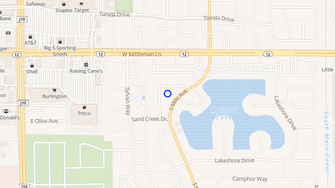 Map for Lakeview Apartments - Lodi, CA