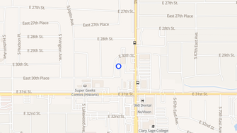 Map for Norwood Apartments - Tulsa, OK