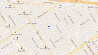 Map for 3609 Jasmine Avenue - Los Angeles, CA