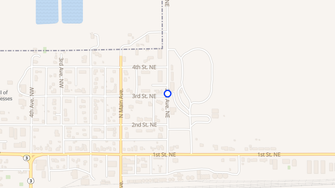 Map for Courtyard Apartments - Rugby, ND