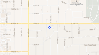 Map for Kensington Apartments - Sioux Falls, SD