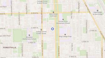 Map for 4400 S Drexel Blvd - Chicago, IL