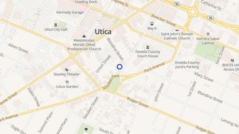 Map for Steinhorst Square - Utica, NY