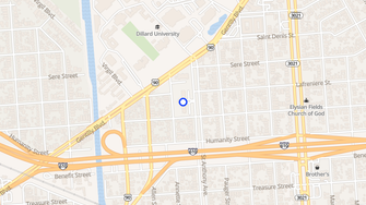 Map for St. John Berchmans Manor - New Orleans, LA