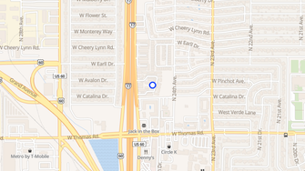 Map for Bella Manor Apartment - Phoenix, AZ