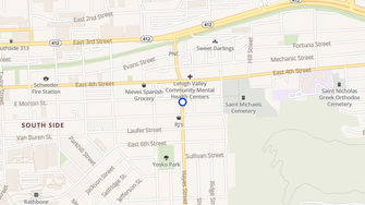 Map for Southside Lofts - Bethlehem, PA