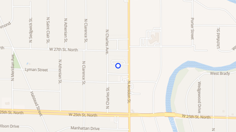 Map for Amidon Place Apartments - Wichita, KS