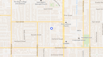 Map for Vesper Apartments - Van Nuys, CA