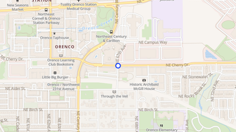 Map for Alma Gardens Apartments - Hillsboro, OR