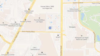 Map for One Turnberry Place - Las Vegas, NV