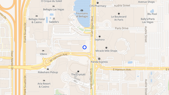 Map for The Cosmopolitan of Las Vegas - Las Vegas, NV