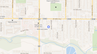 Map for Jellison Street Apartments - Wheat Ridge, CO