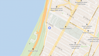 Map for 750 Riverside Drive - New York, NY
