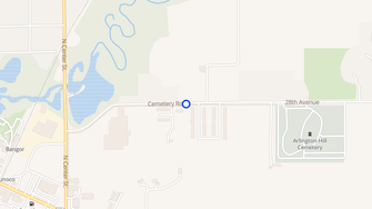 Map for Cogic Village Apartments - Bangor, MI