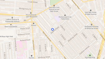 Map for Rutland Towers - Brooklyn, NY