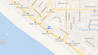 Map for Residences at Pacific City - Huntington Beach, CA
