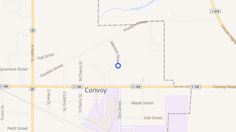 Map for Frontier Run Apartments - Convoy, OH