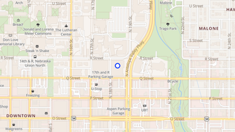 Map for The 50/50 Student Living - Lincoln, NE
