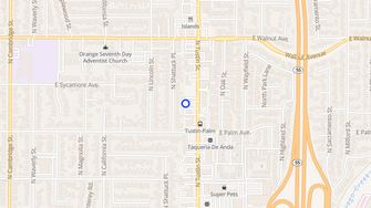 Map for Winfield Apartments - Orange, CA