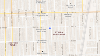 Map for 8001 South Maryland Avenue - Chicago, IL