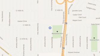 Map for 14610 Blackstone Ave - Dolton, IL