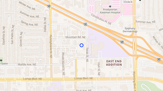 Map for Solar Villa Apartments - Albuquerque, NM