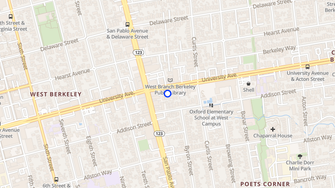 Map for 1122U Apartments - Berkeley, CA